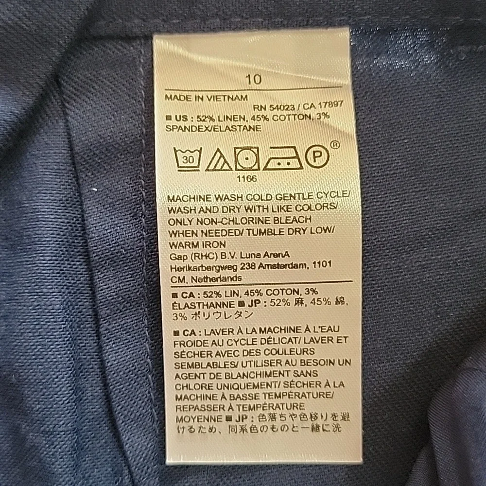 Women's Banana Republic Wide‎ Leg Pants, Navy, Size 10, NWT